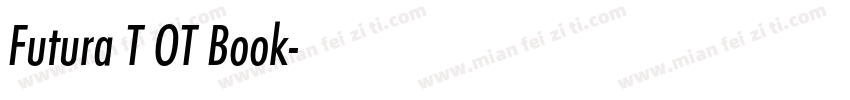 Futura T OT Book字体转换